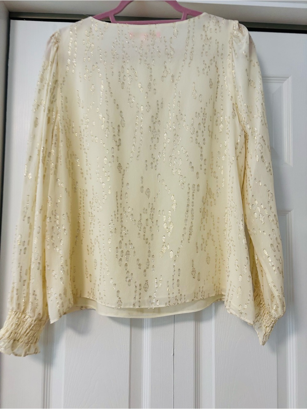 Lilly Pulitzer IDINA top Coconut Fish Clip size M - Picture 15 of 16